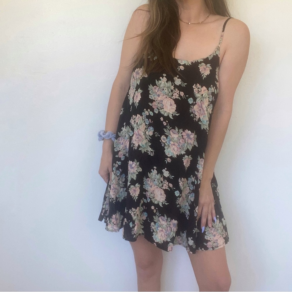 Brandy Melville one size Floral Tank Shift Dress
